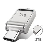 2TB Metal Flash Drive Usb 3.2 Super High Speed Transfer U Disk Pen Drive 1TB Waterproof Type C Disk For Cellphone PC 2025